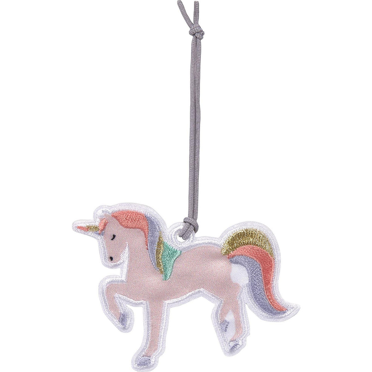 Patches-/Anhängerset für Schulranzen & Taschen Unicorn Glitter, 3-tlg.