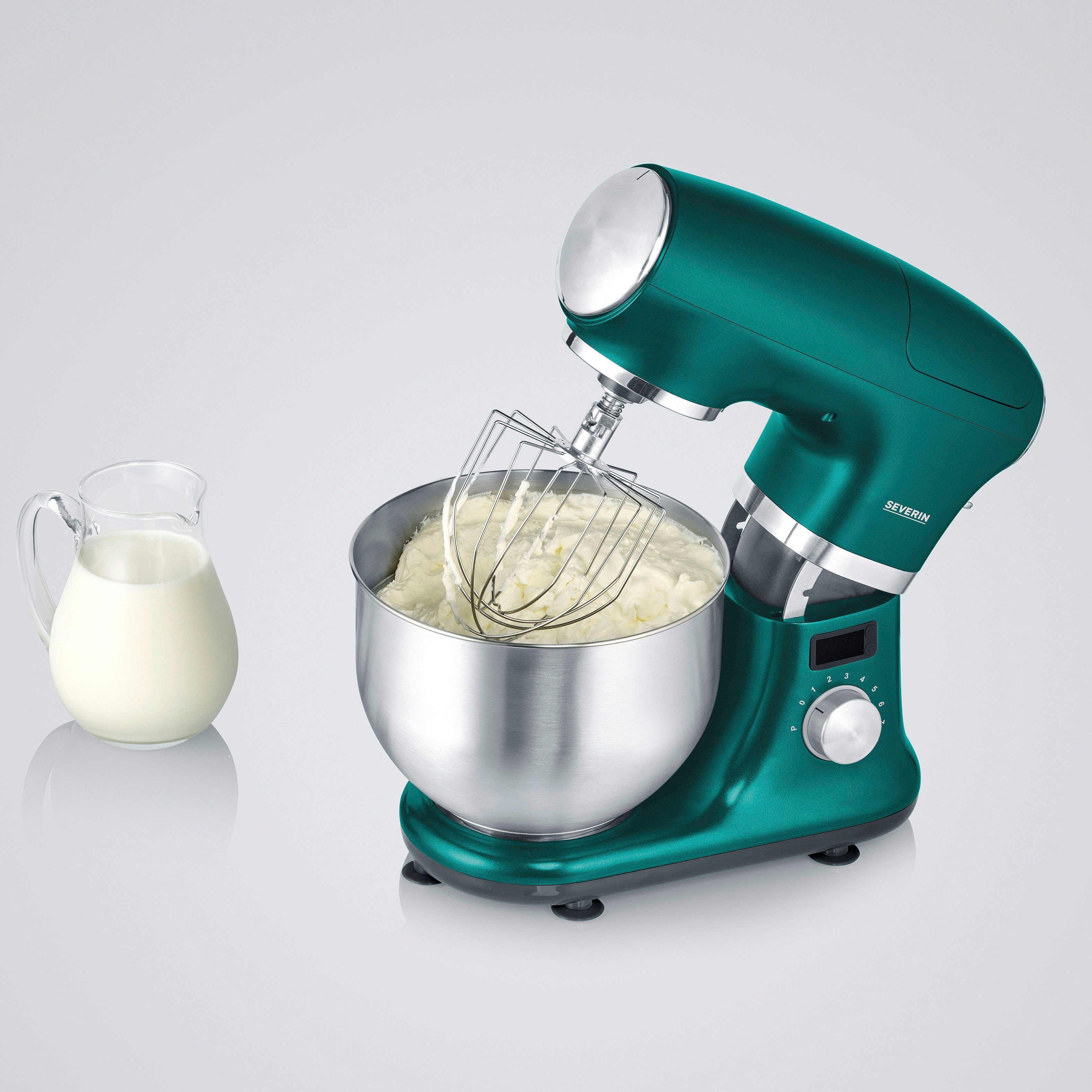 Severin Küchenmaschine 3896-088, 1000 W, 5,5 l Schüssel