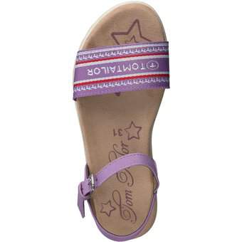 Tom Tailor Sandale in lila