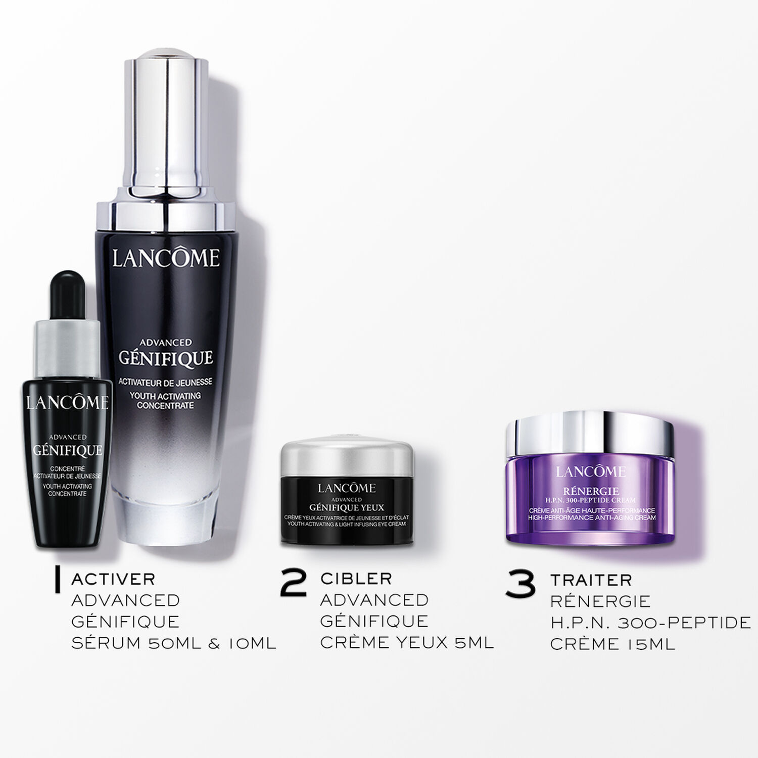 lancôme Advanced Génifique Coffret Soin Visage Anti-Age - 4 Produits