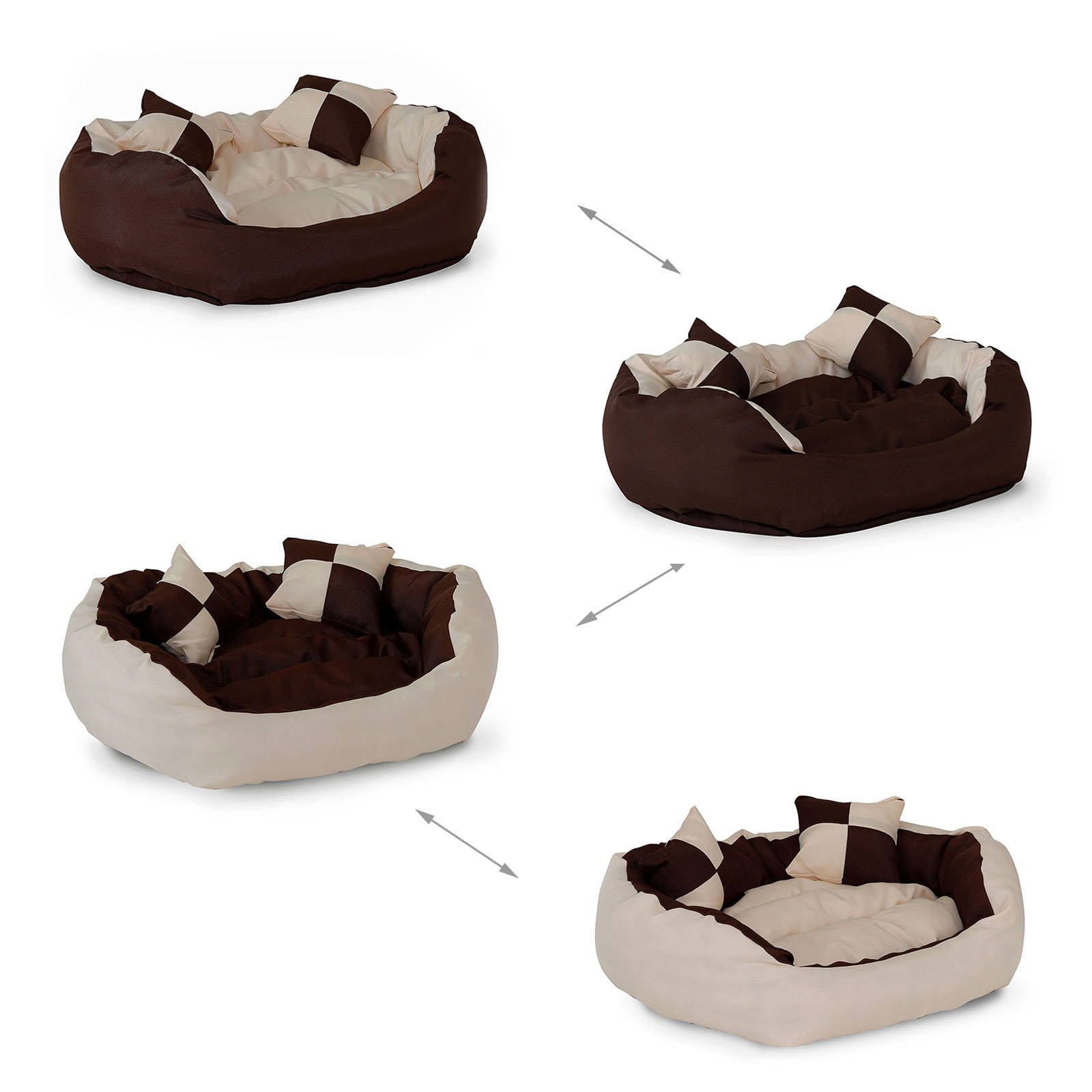 Lionto Hundebetten Lionto 4-in-1 Hundebett S