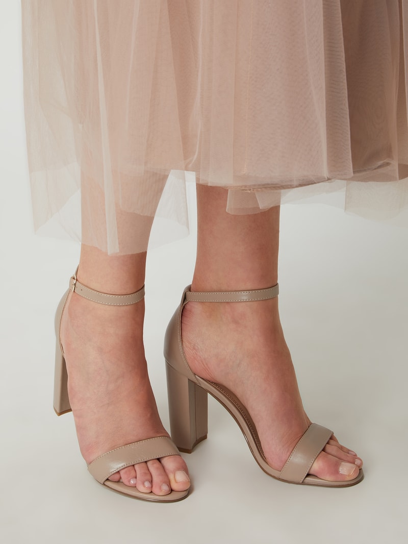 Sandalette aus Leder Modell 'Carrson' in beige