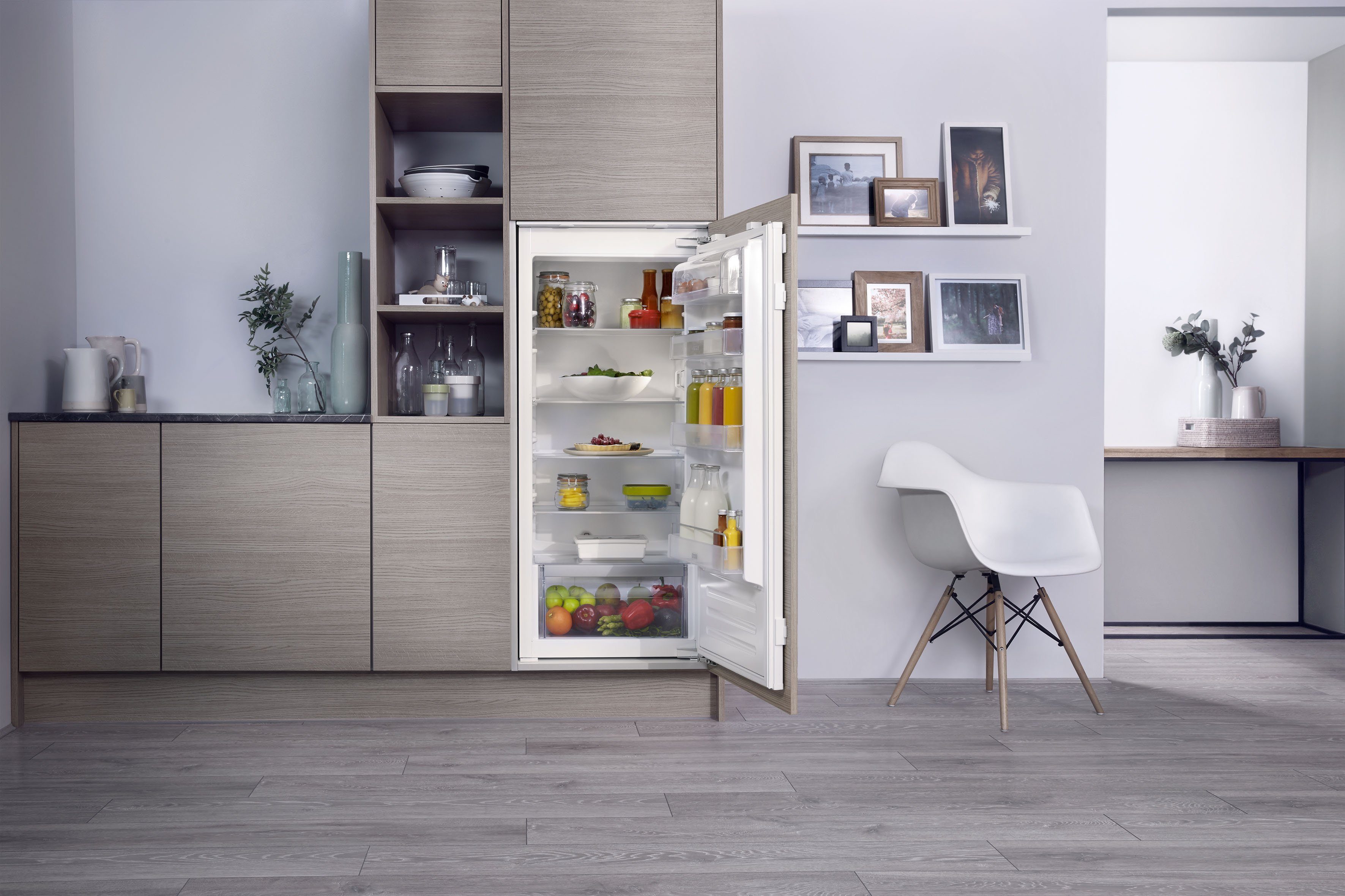 BAUKNECHT Einbaukühlschrank KSI 12VF2, 122 cm hoch, 55,7 cm breit