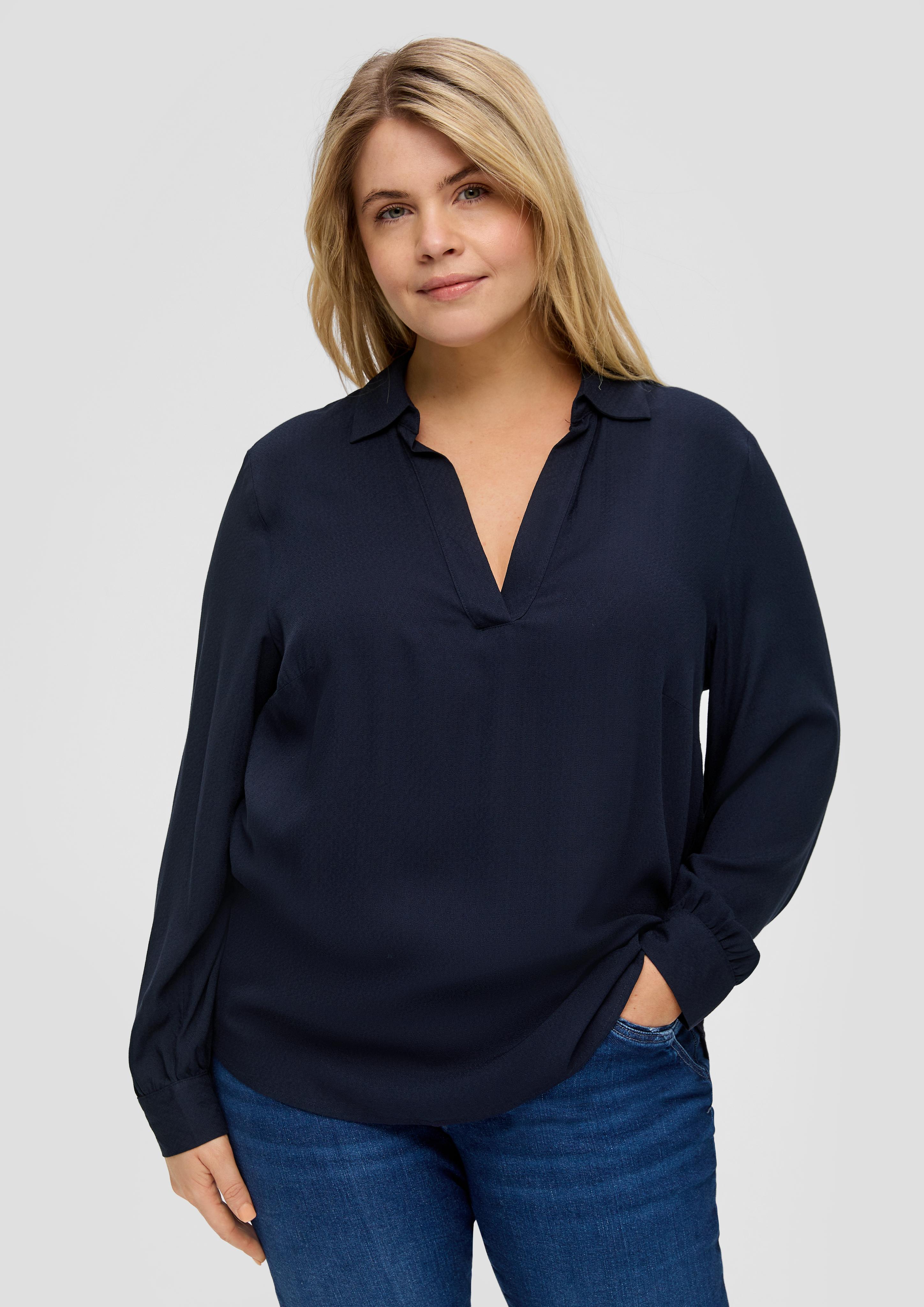 Viskosebluse mit All-over-Print  2151565-5959