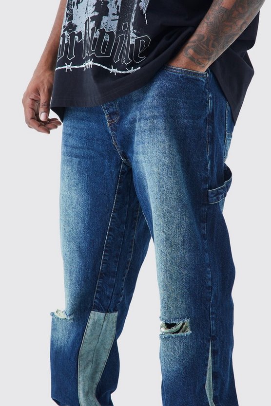 Plus Jeans mit geradem Bein