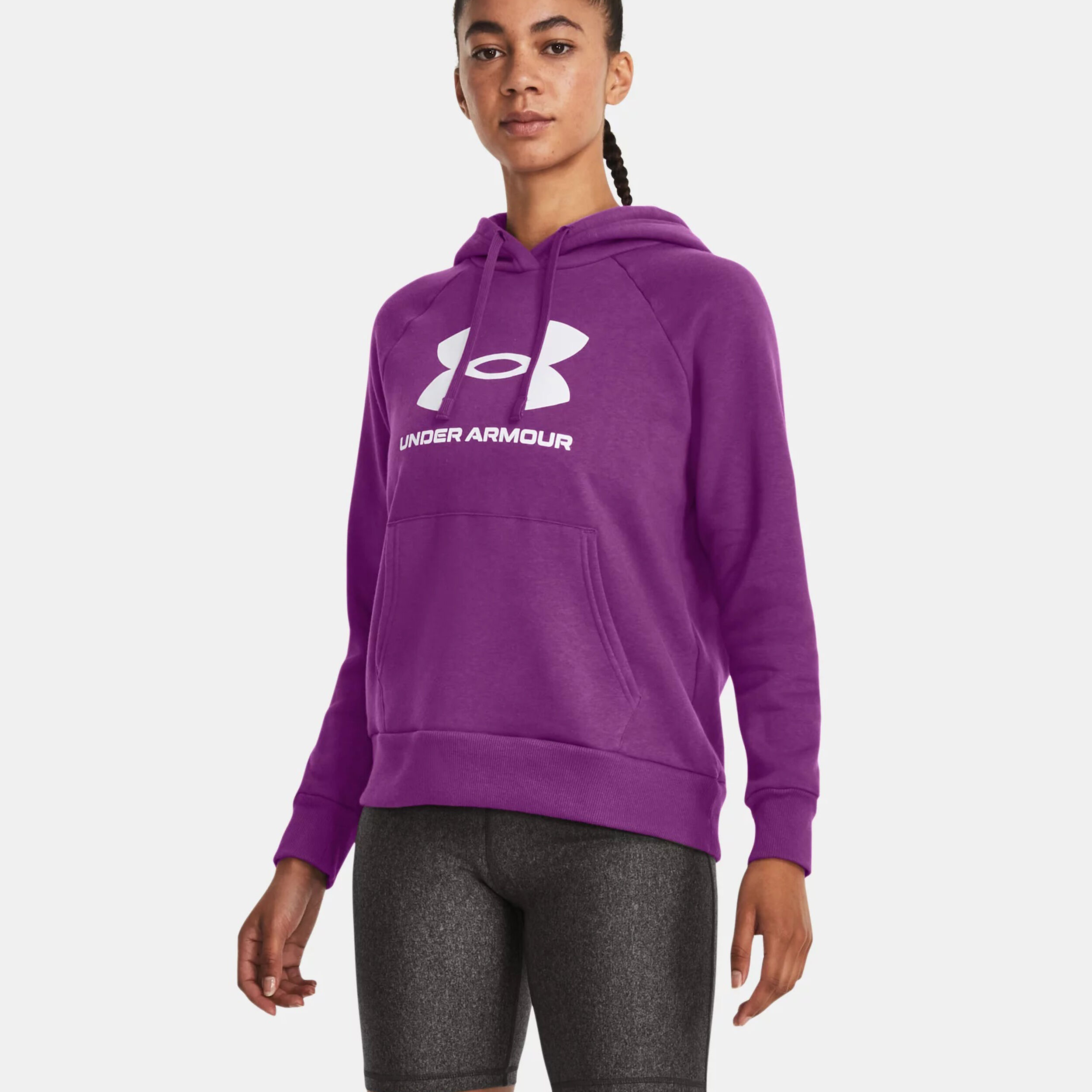 Big Logo Hoody Damen - Lila