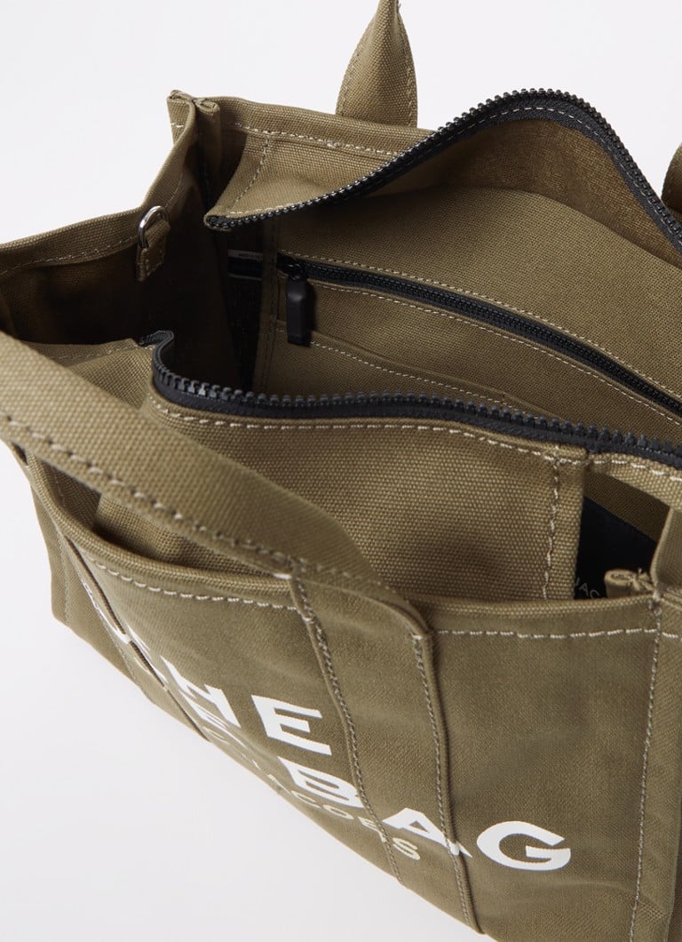 Geantă tote Marc Jacobs The Small Traveler cu logo