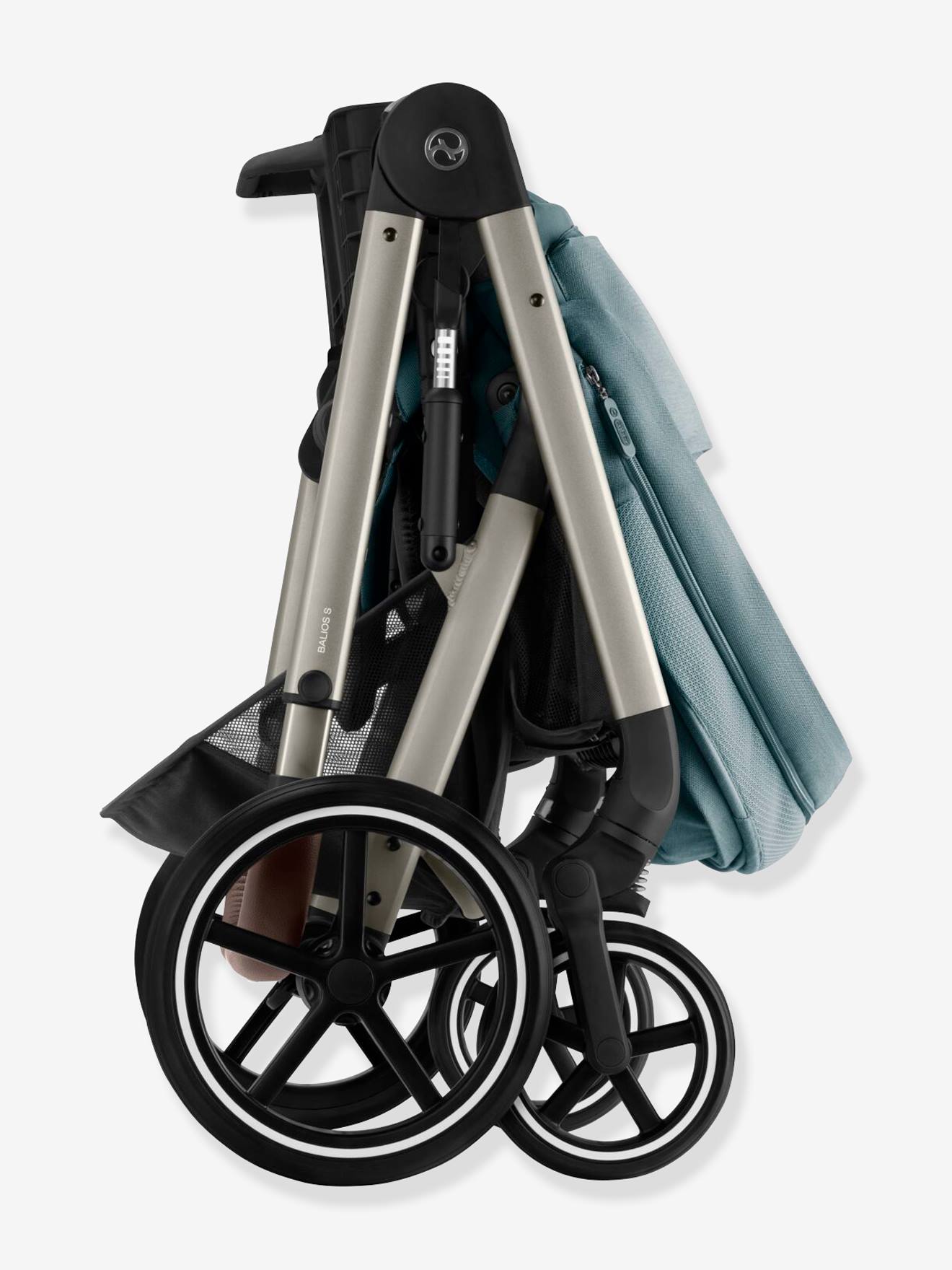 Cybex Wendbarer Kinderwagen BALIOS S LUX 2023 CYBEX Gold - grau