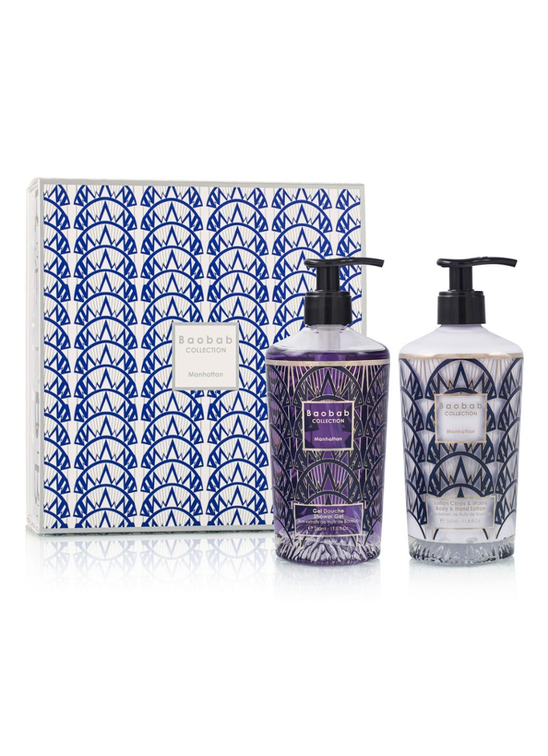 Zestaw produktów Baobab Collection Manhattan Balsam do ciała i żel pod prysznic