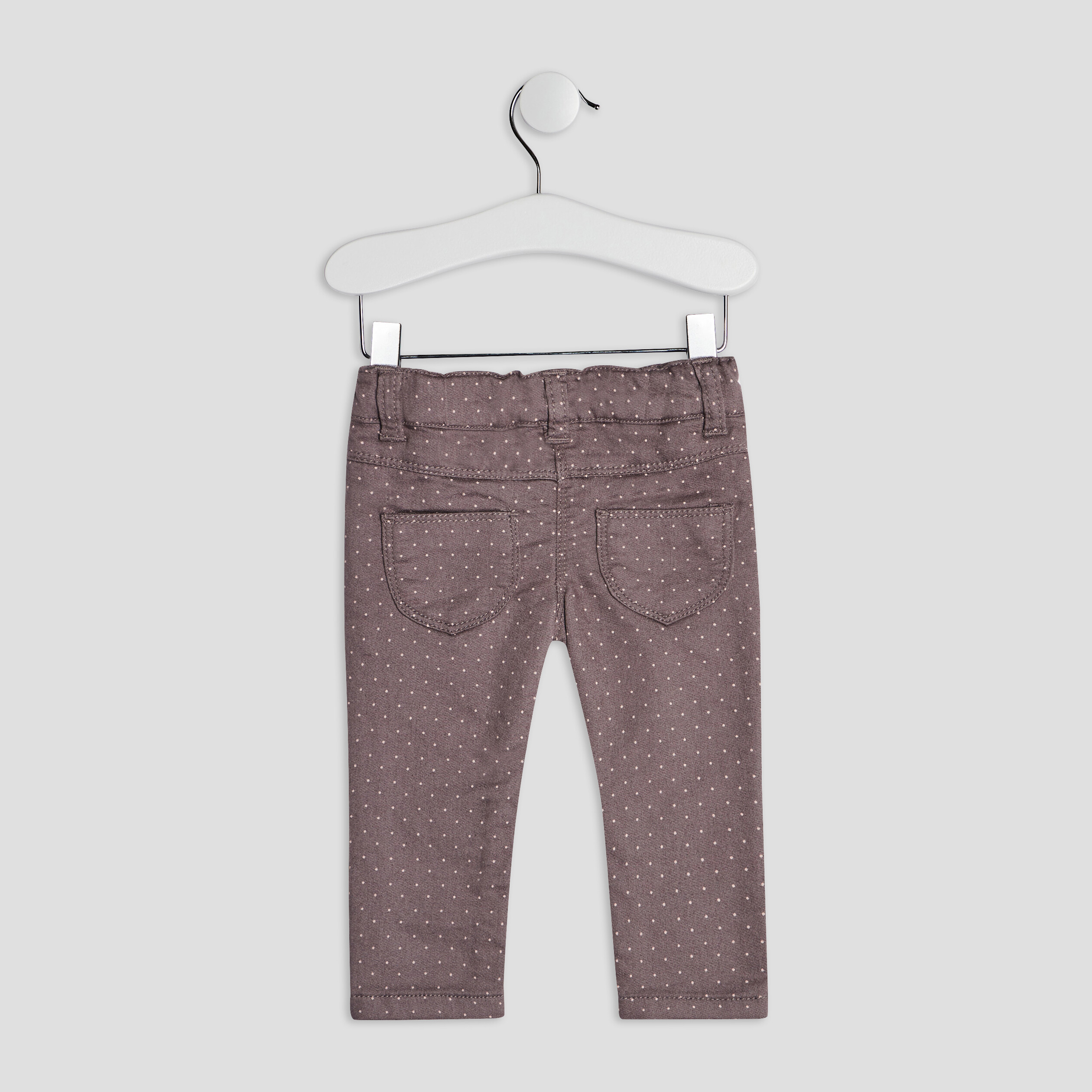 Pantalon skinny taupe bébé fille | La Halle