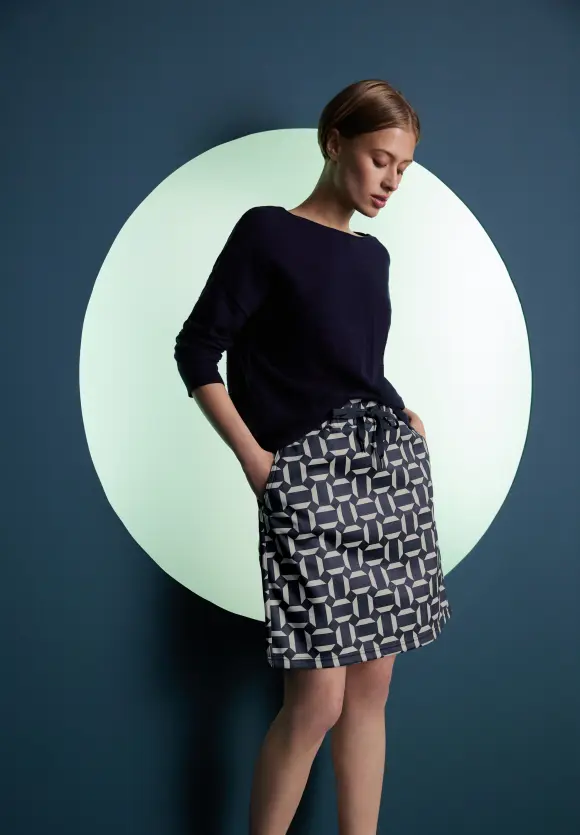 Street One Rock mit Print und Taschen