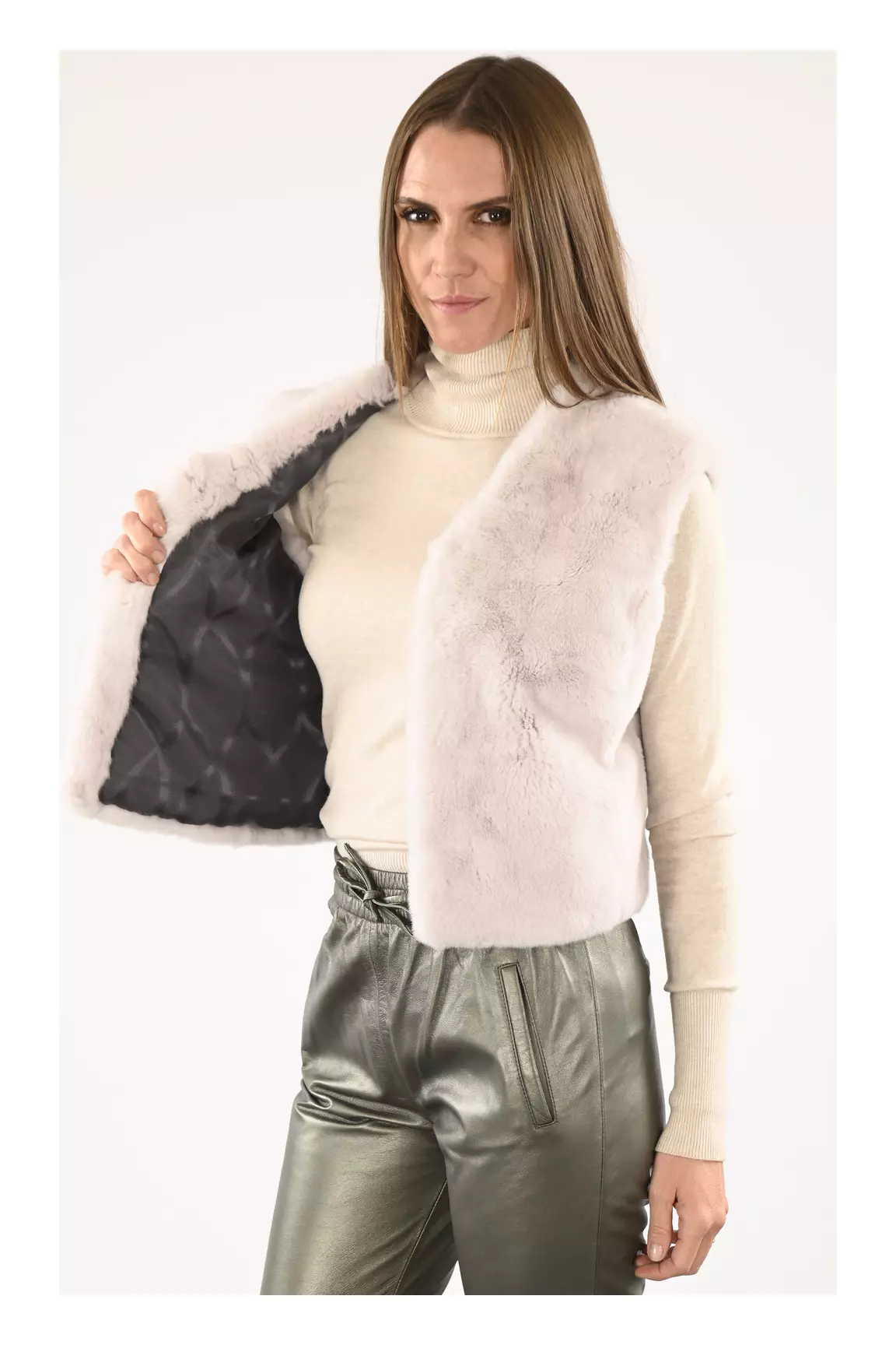 La Canadienne Autres Gilets Femme couleur blanc