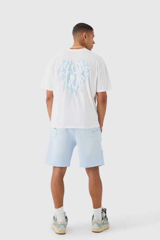 Lockere Shorts mit Taschen