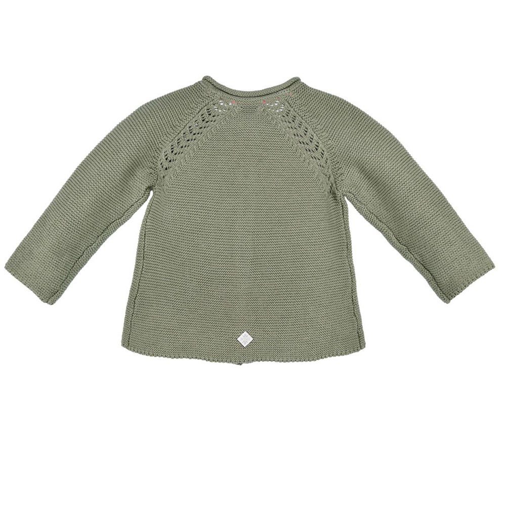 BONDI Strickjacke Baby Mädchen Strickjacke 'Jungle' 86604, Olivgrün