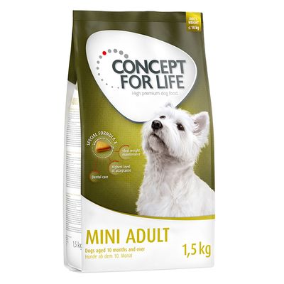 4 x 1 kg / 1.5 kg Concept for Life zum Sonderpreis!