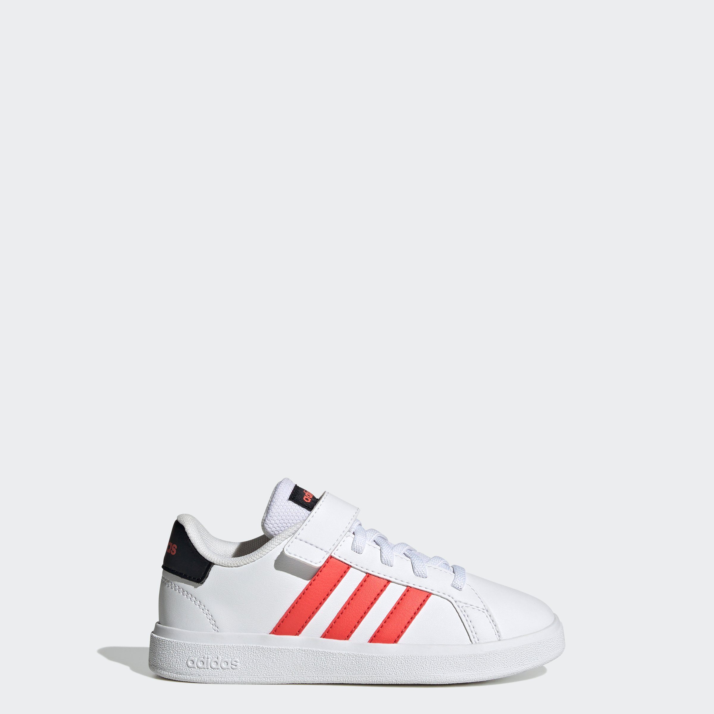 adidas Sportswear GRAND COURT COURT ELASTIC LACE AND TOP STRAP Sneaker Design auf den Spuren des adidas Superstar