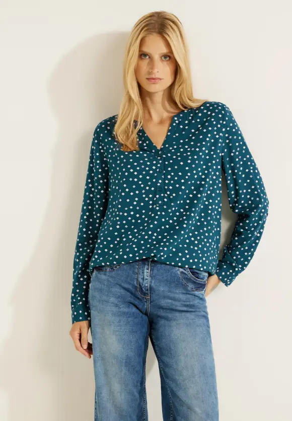 CECIL Bluse mit Punktemuster