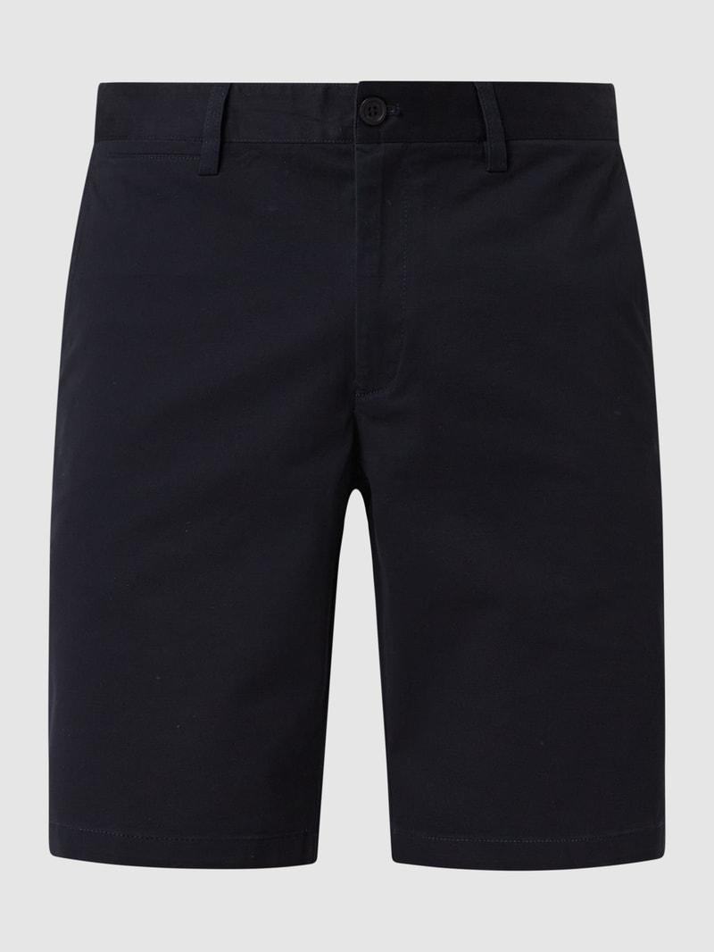 Chino-Shorts mit Stretch-Anteil Modell 'Leroy' in marineblau