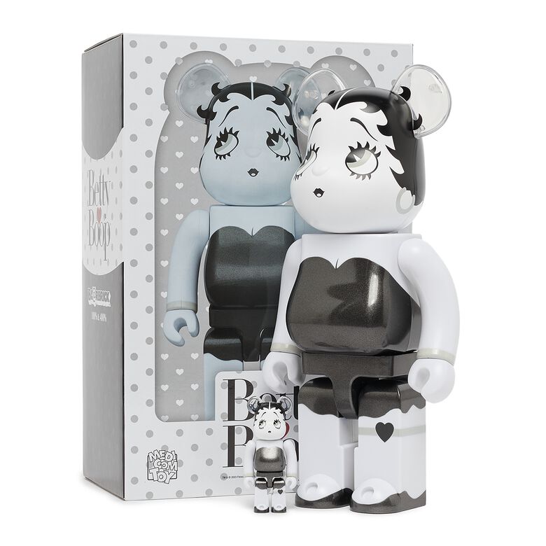 Medicom Bearbrick Betty Boop Black & White Ver. 100% & 400% multicolor
