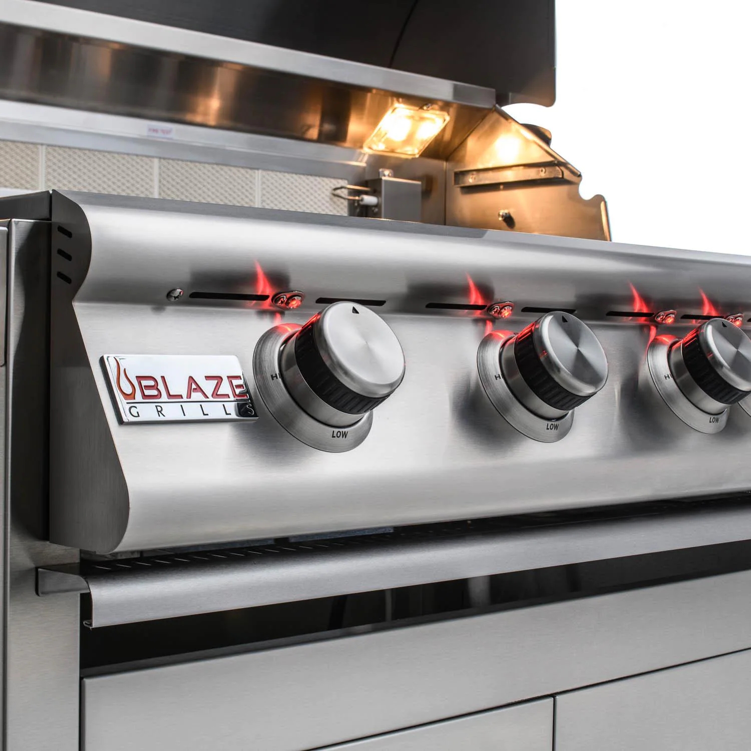 Blaze Premium LTE 32-Inch 4-Burner Propane Gas Grill With Rear Infrared Burner & Grill Lights - BLZ-4LTE2-LP