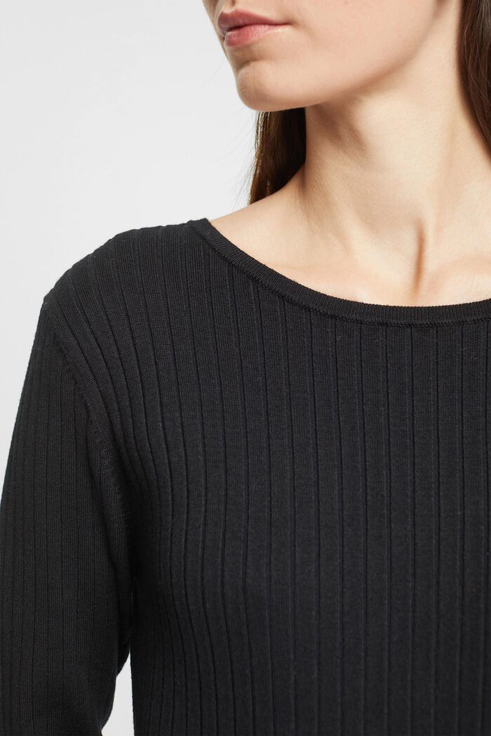 Strickkleid mit Plisseefalten