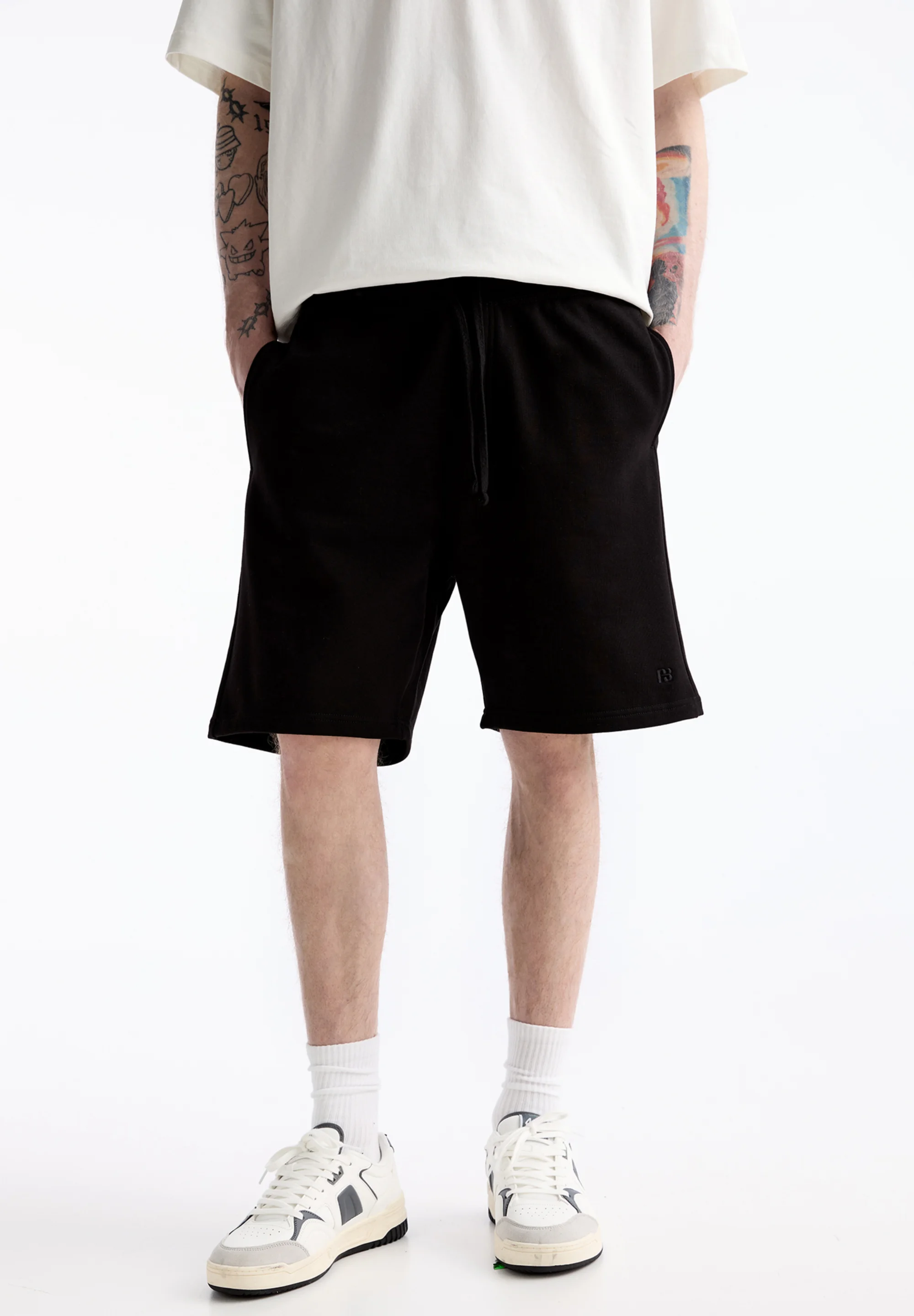 PULL&BEAR PACK DE 2 BERMUDAS DE JOGGING - Pantalones deportivos