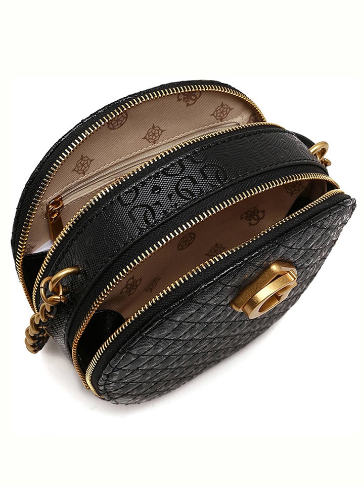 Guess Umhängetasche in Schwarz - (B)10 x (H)16 x (T)6 cm günstig kaufen onesize