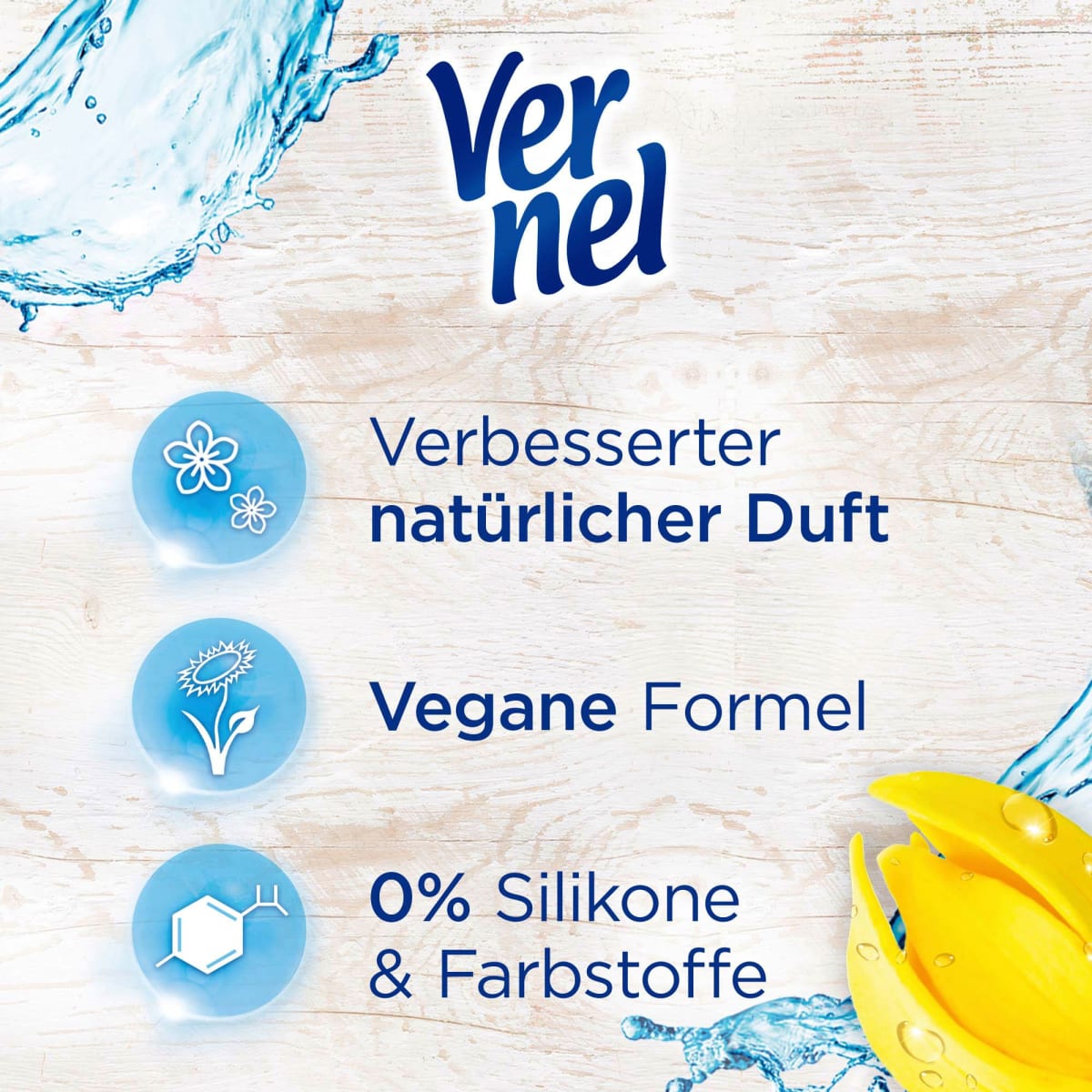 Weichspüler naturals Ylang Ylang & Süßgras 37 WL, 0,814 l