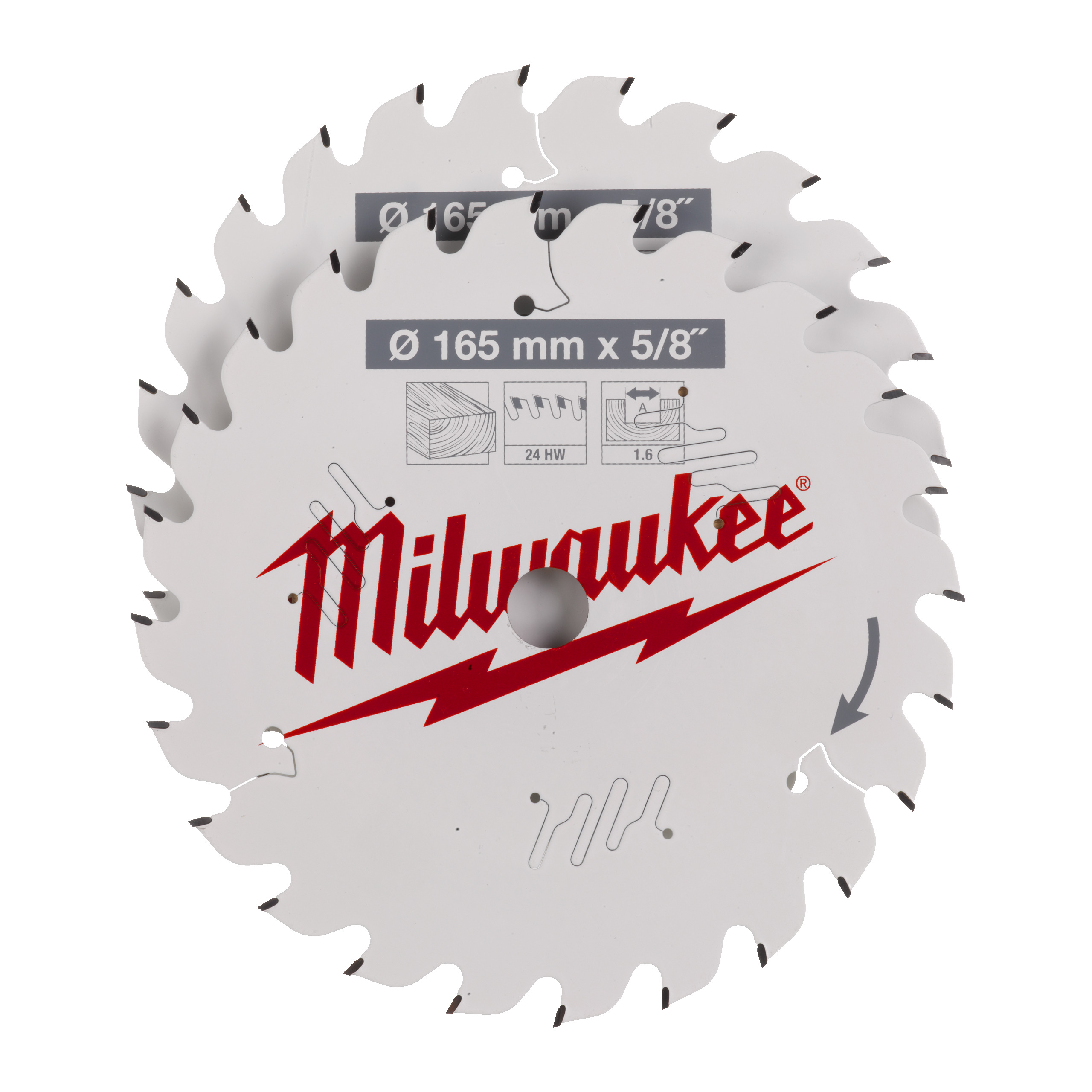 Milwaukee tartozékok 4932479836 CSB 165 x 24T/24T dupla csomag (2 darabos)