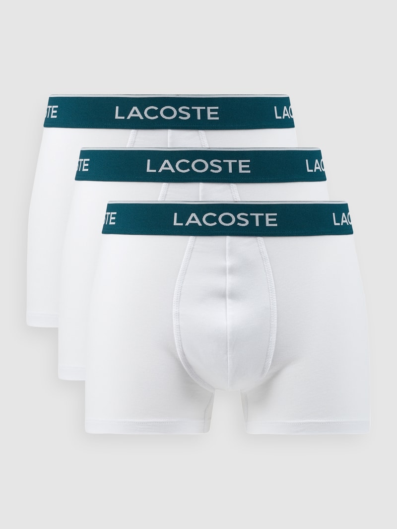 Trunks mit Label-Details im 3er-Pack in weiß