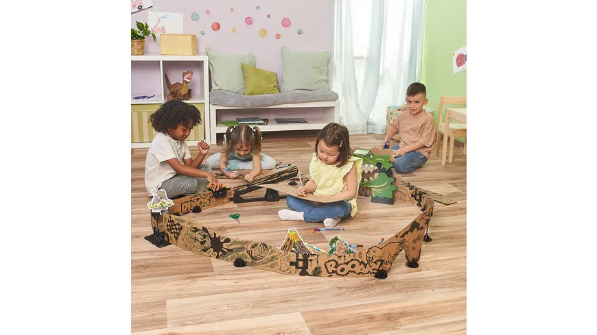 VTech - Car-Board Racers - Dino-Adventure Set