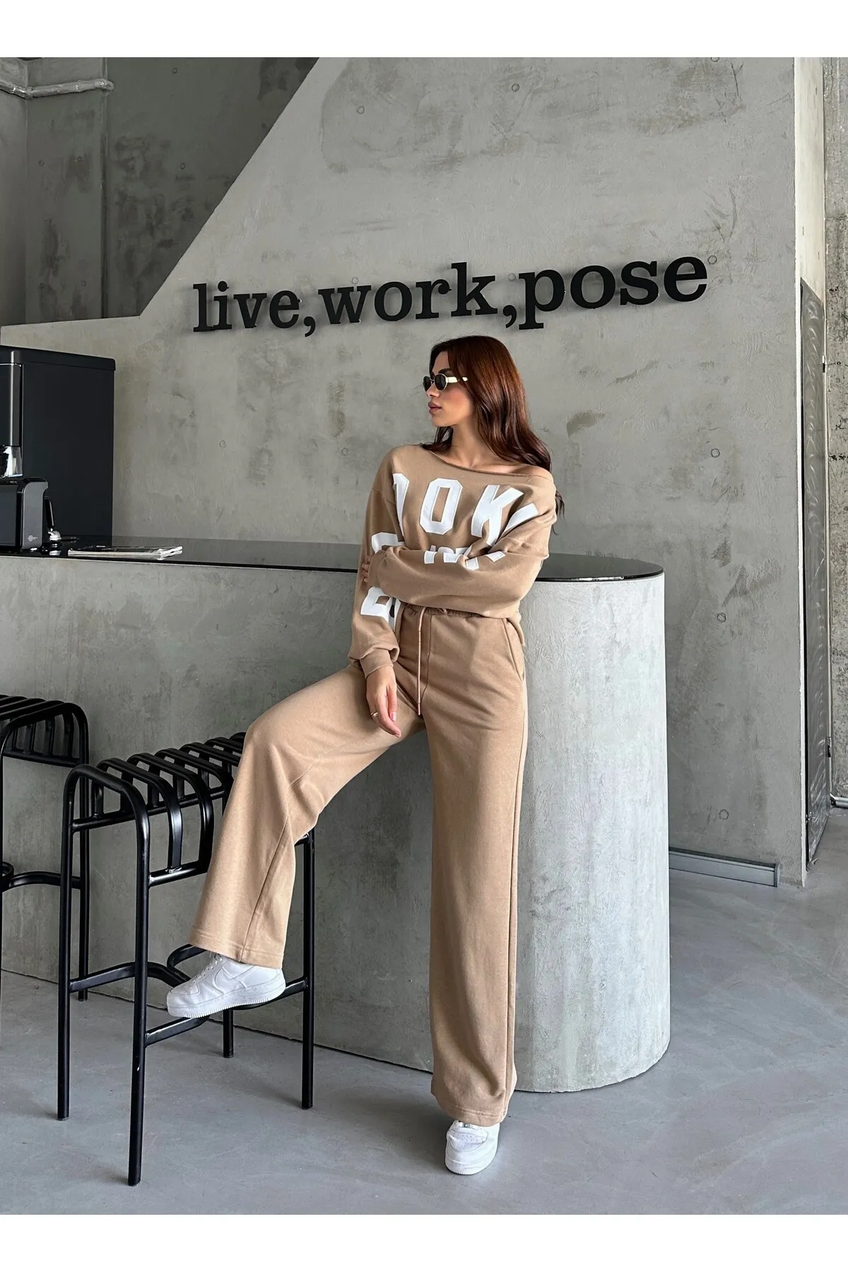 Laluvia  Zweiteiler - Braun - Regular Fit