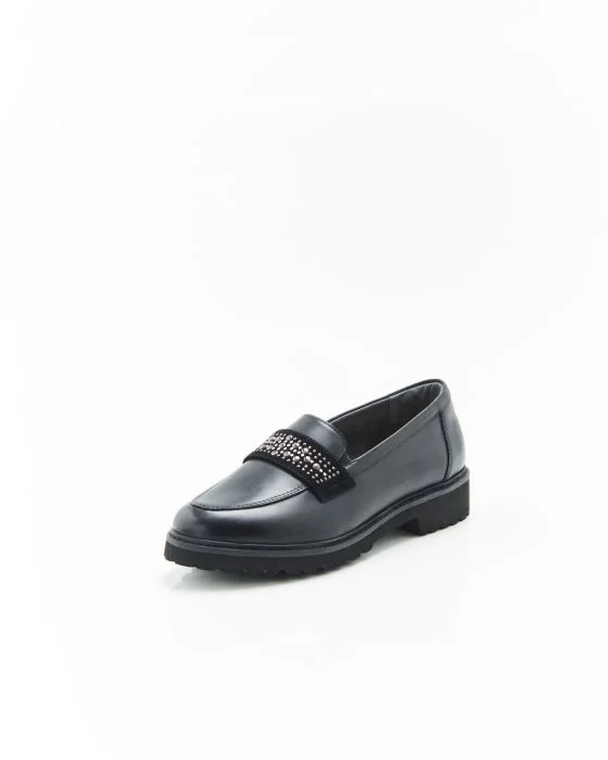 Mocassins détails chaînette ou strass Amortyl