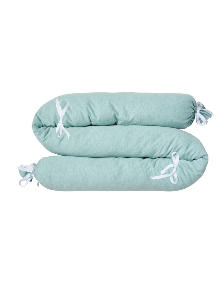 nordic coast company  Bettschlange in Mint- (L) 180 cm günstig kaufen onesize