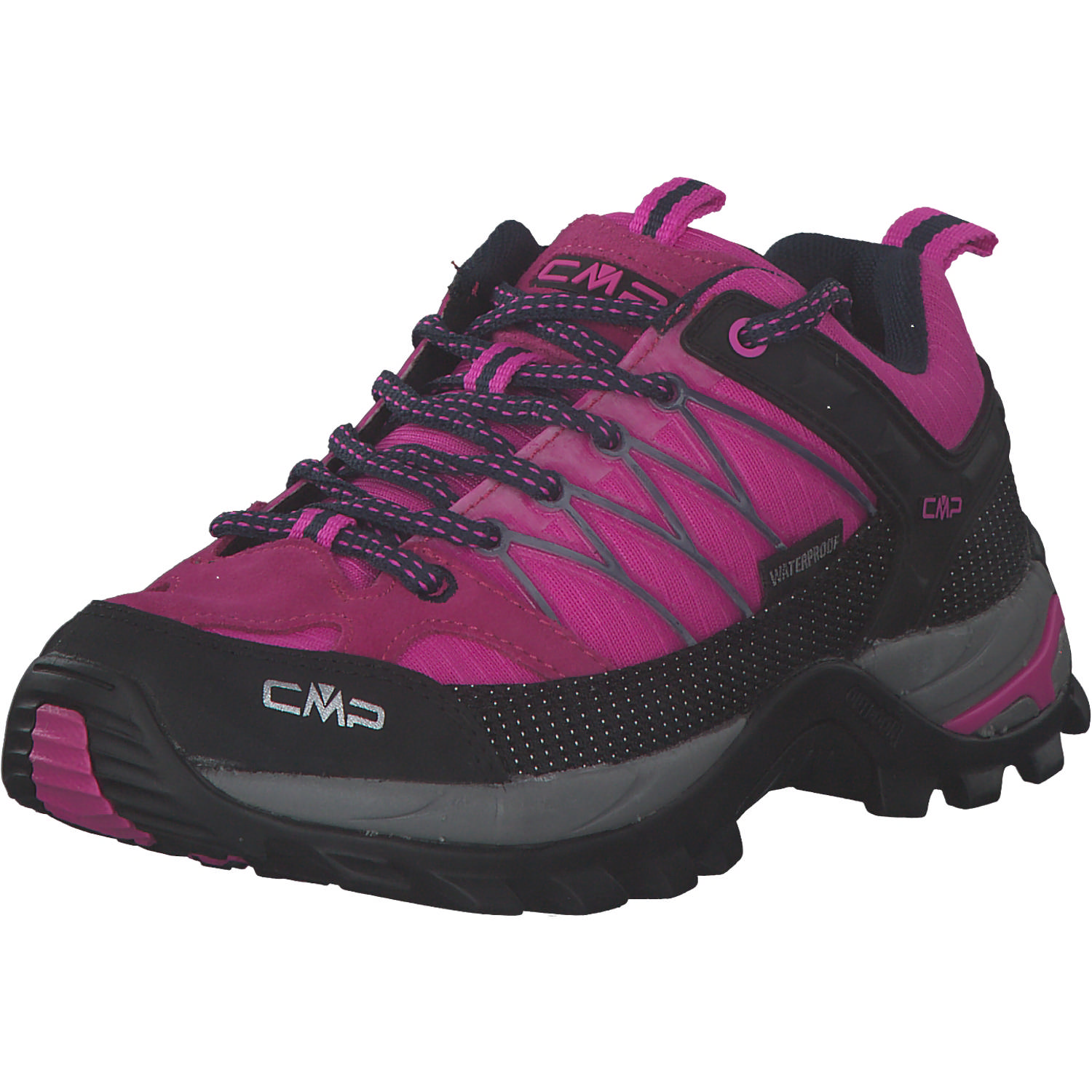 CMP Rigel 3Q54456, Trekkingschuhe, Damen, pink fluo-b.blue