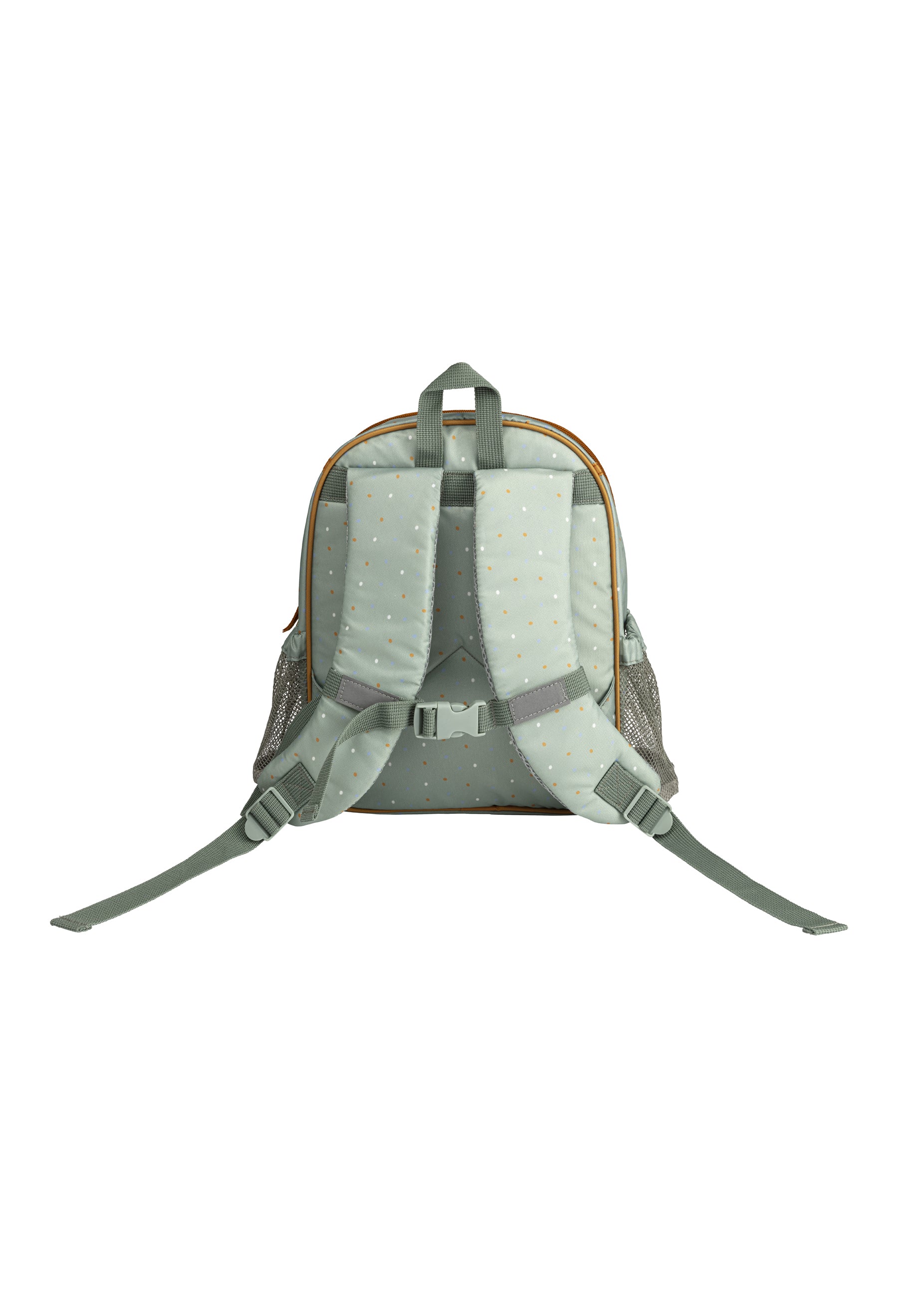 Kinderrucksack mit Motiv Ente Edda in steingrün, 5L