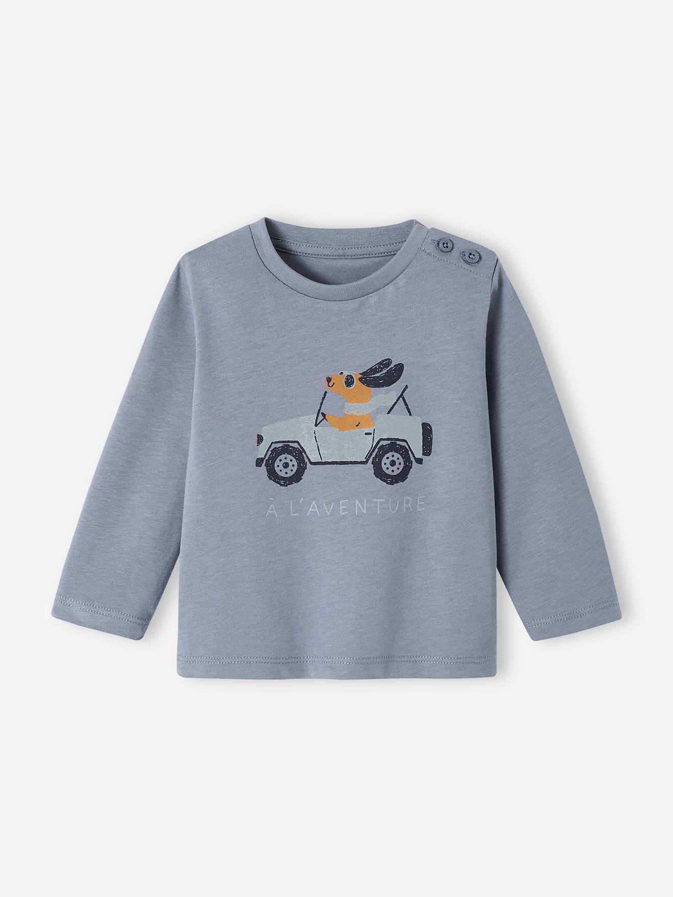T-shirt fantaisie bébé garçon écru