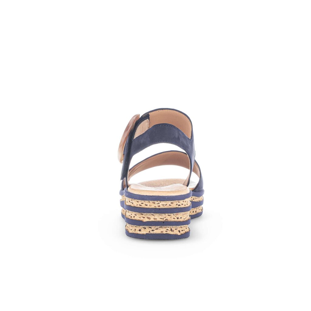 Gabor fashion Plateau Sandale blau