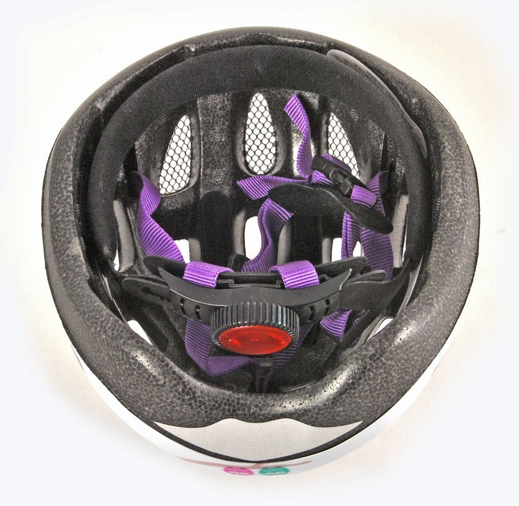 FISCHER Fahrrad Kinderfahrradhelm Fischer Kinderfahrradhelm EULE COLOURS Fahrradhelm Helm LED