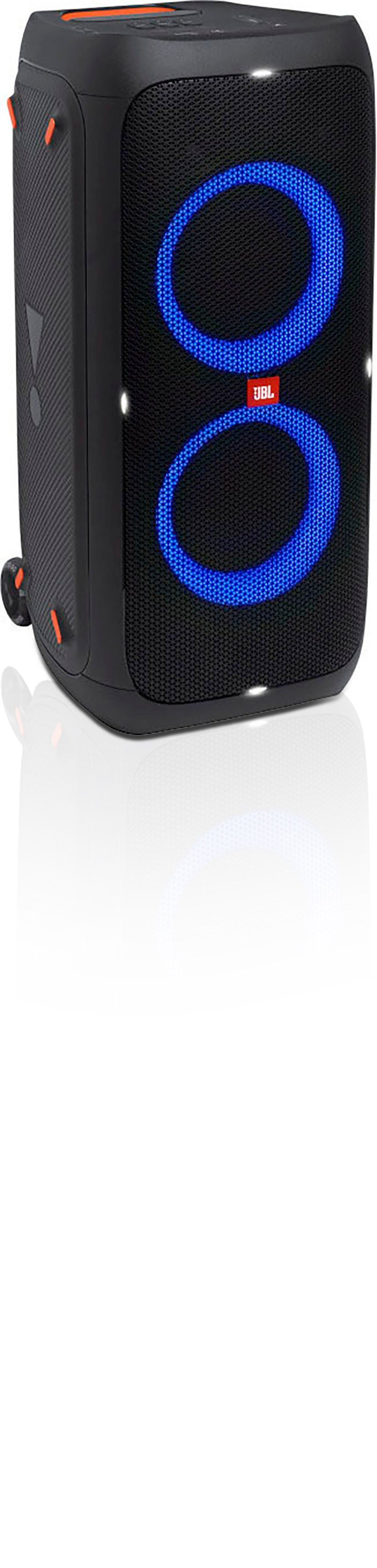 JBL Party Box 310 Party-Lautsprecher (Bluetooth, 240 W, tolle Lichteffekte, rollbar, Akku, USB)