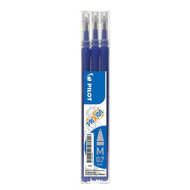 Pilot Refill Frixion 3-pk, blå