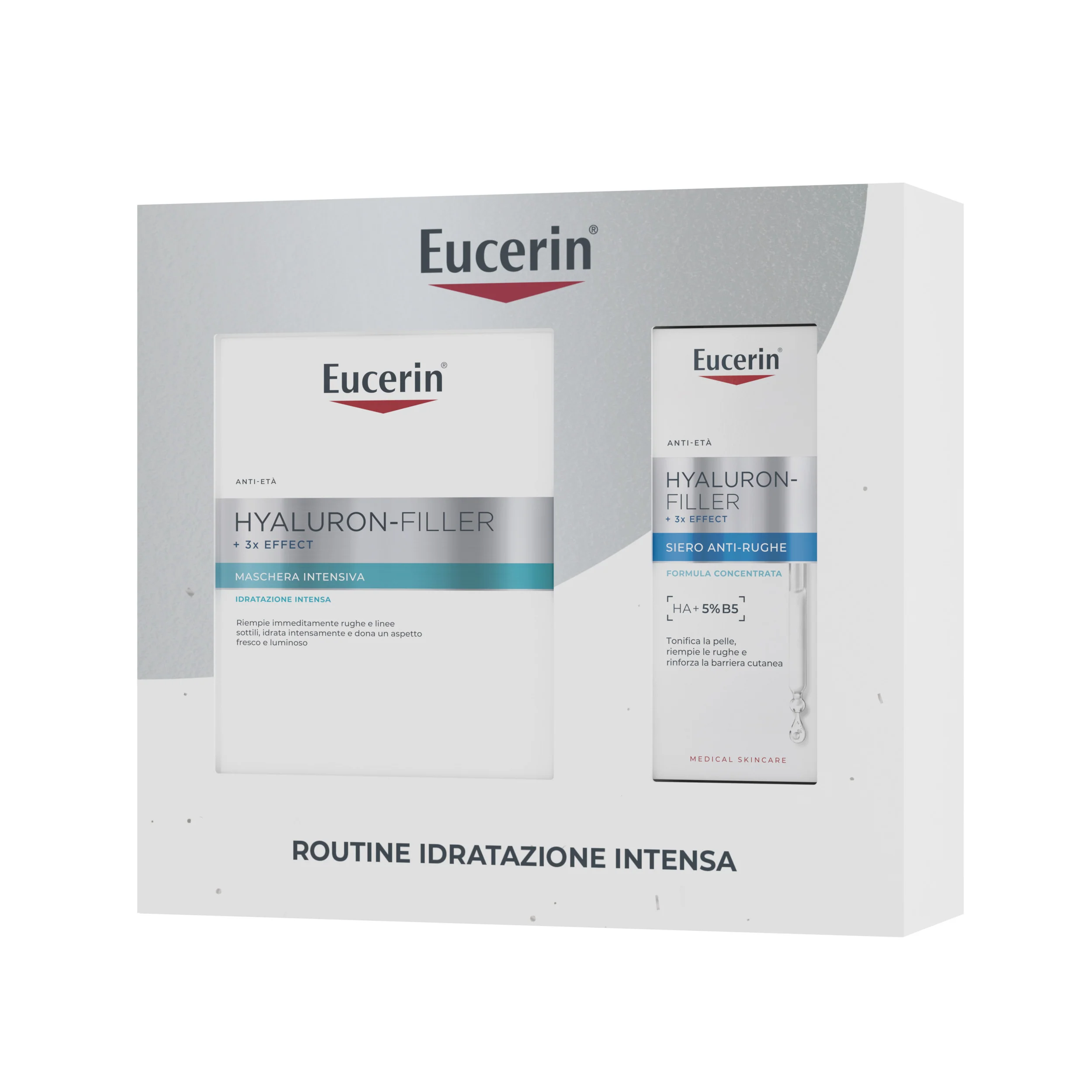 Hyaluron-Filler BOŽIĆNI PAKET 3x EFFECT (Serum protiv bora 30 ml + Intenzivna maska) - Set protiv bora, Serum za lice protiv bora
