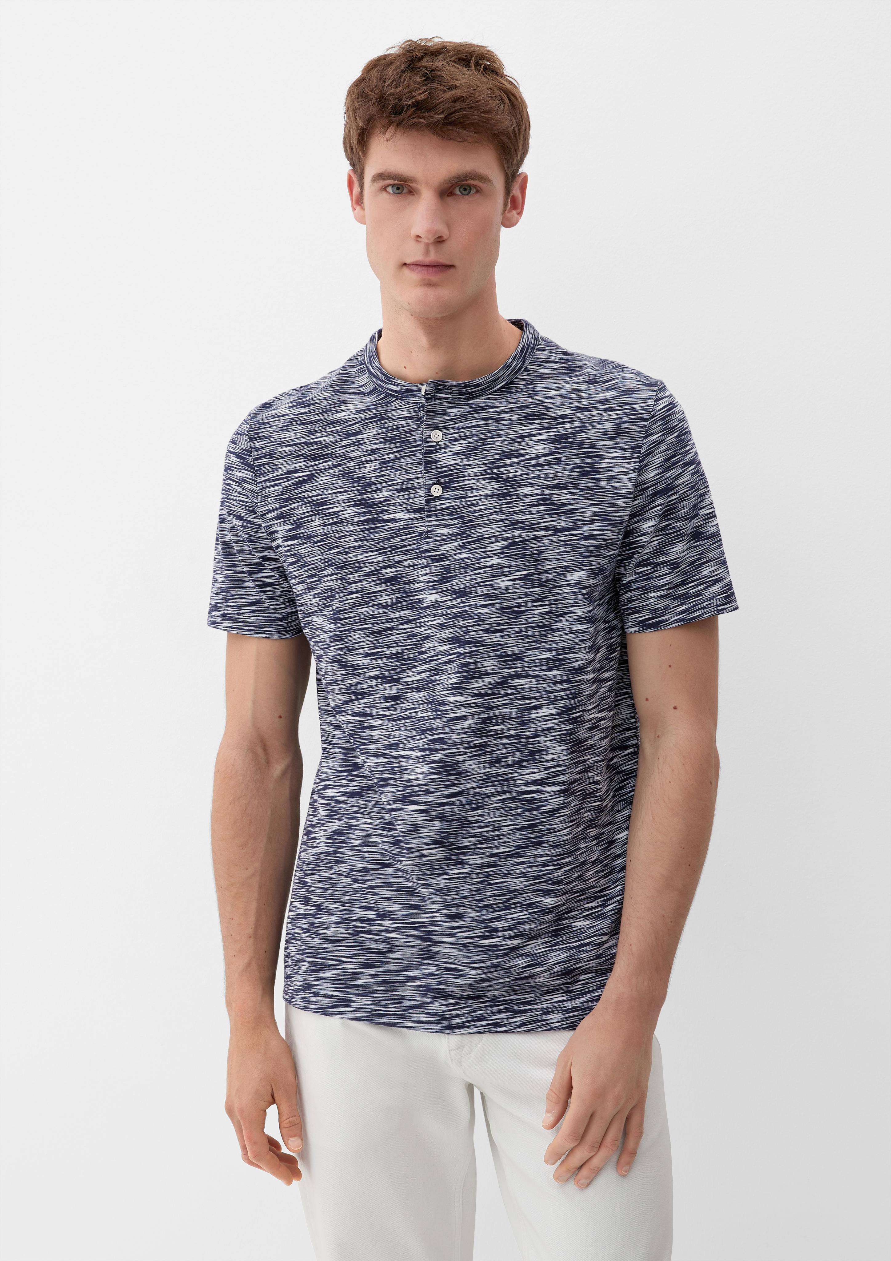 T-Shirt mit Henleyausschnitt  2129855-59W1
