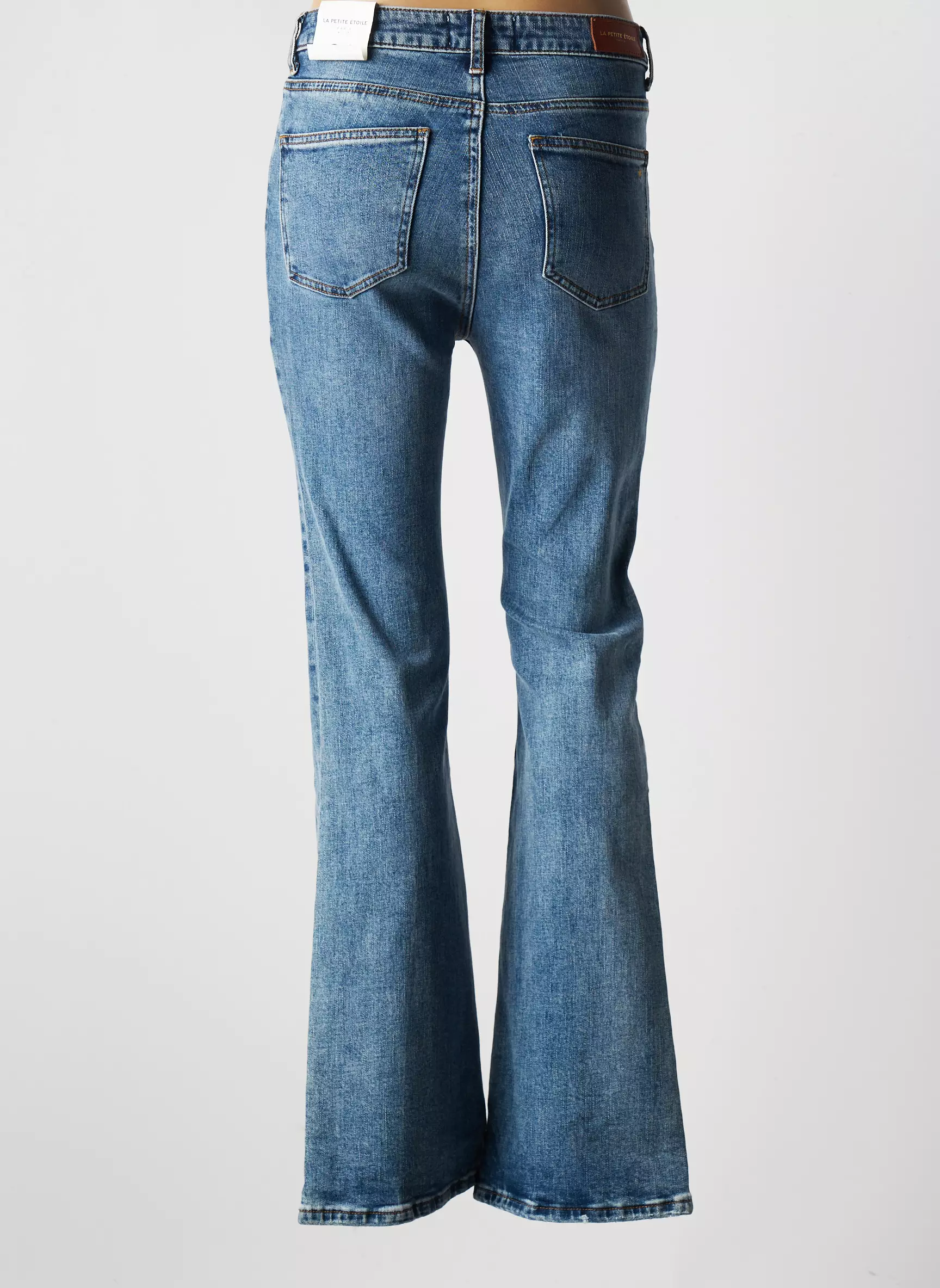 La Petite Etoile Jean Flare Femme couleur bleu