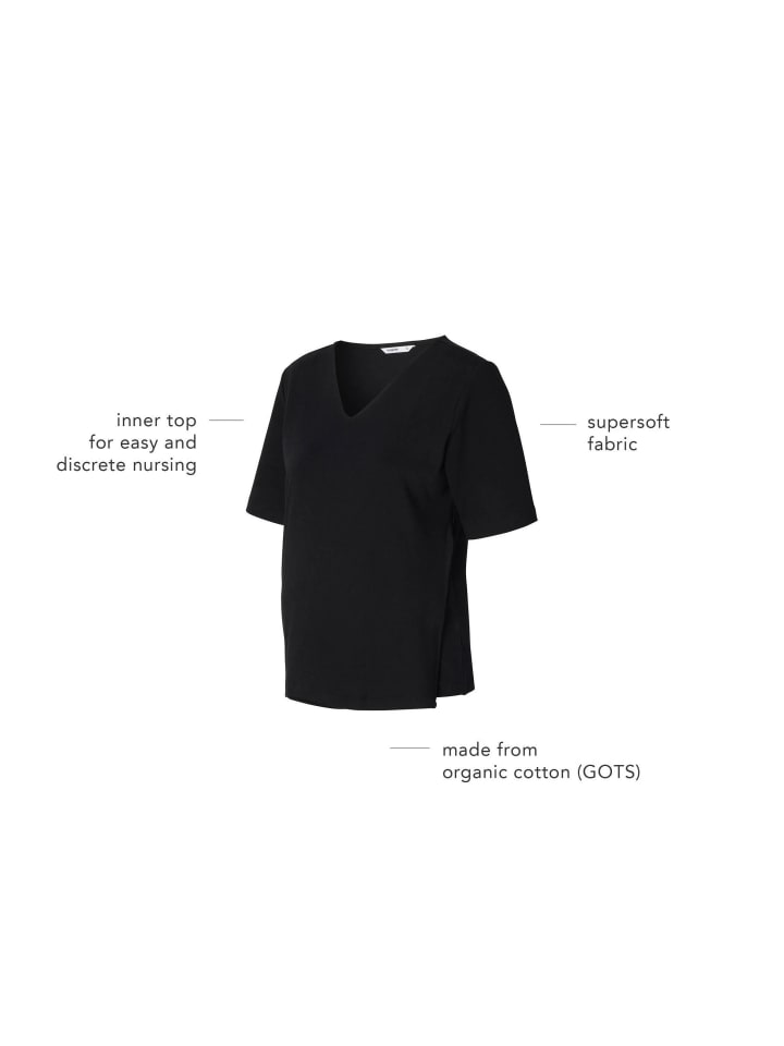 Noppies Still T-Shirt Multia in Black günstig kaufen