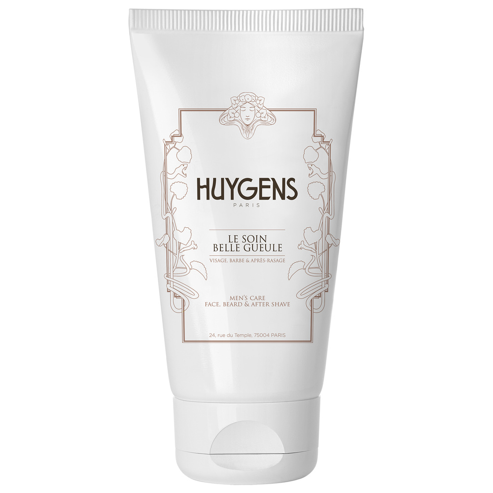 huygens LE SOIN BELLE GUEULE Soin visage multi-usage BIO pour homme : visage, barbe & après rasage