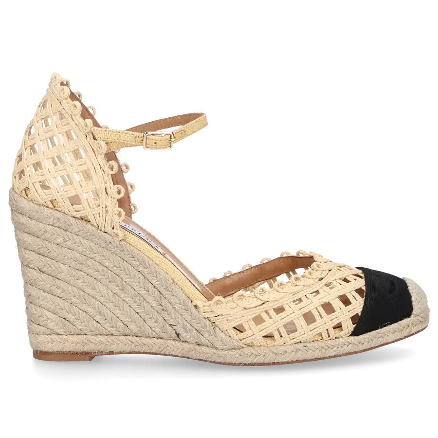 Aquazzura - Espadrilles SUNBURST 120 Bast - beige