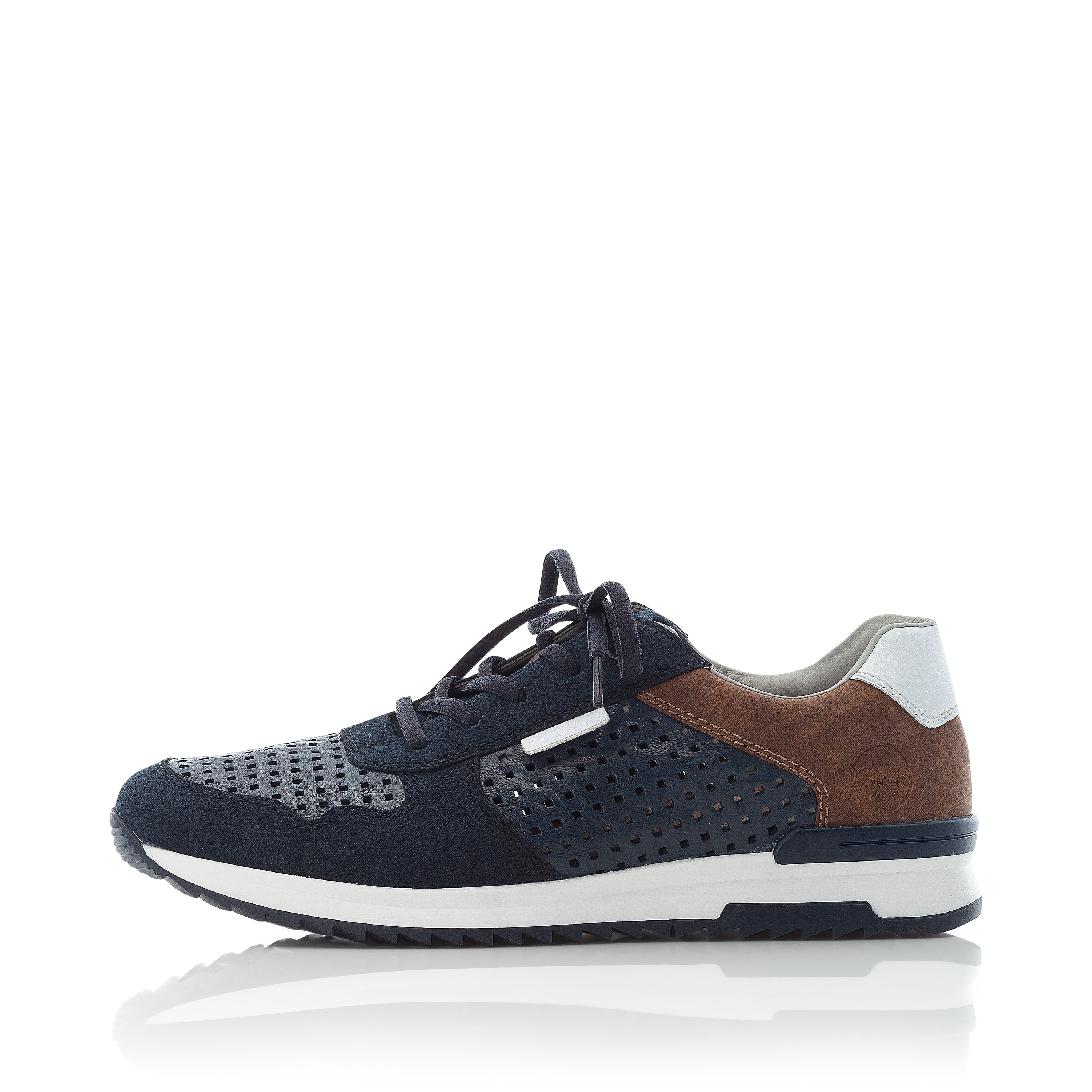 Rieker Herren Sneaker Low stahlblau