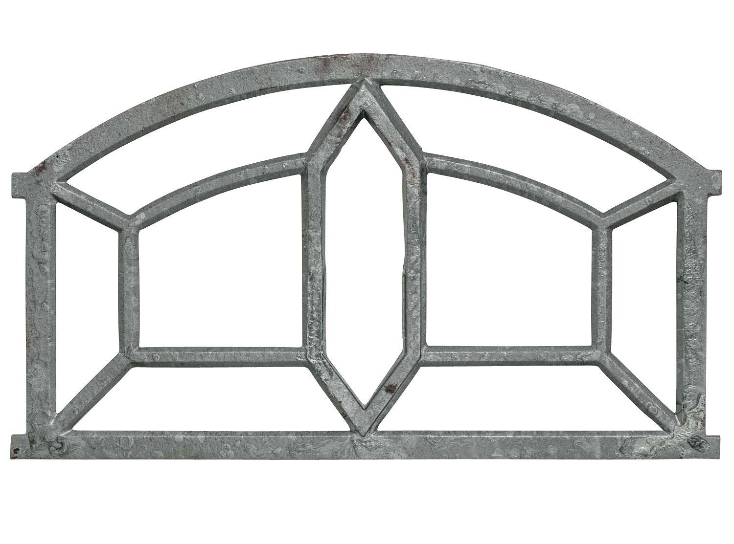 Aubaho Fenster Fenster grau Stallfenster Eisenfenster Scheunenfenster Eisen 89cm Anti