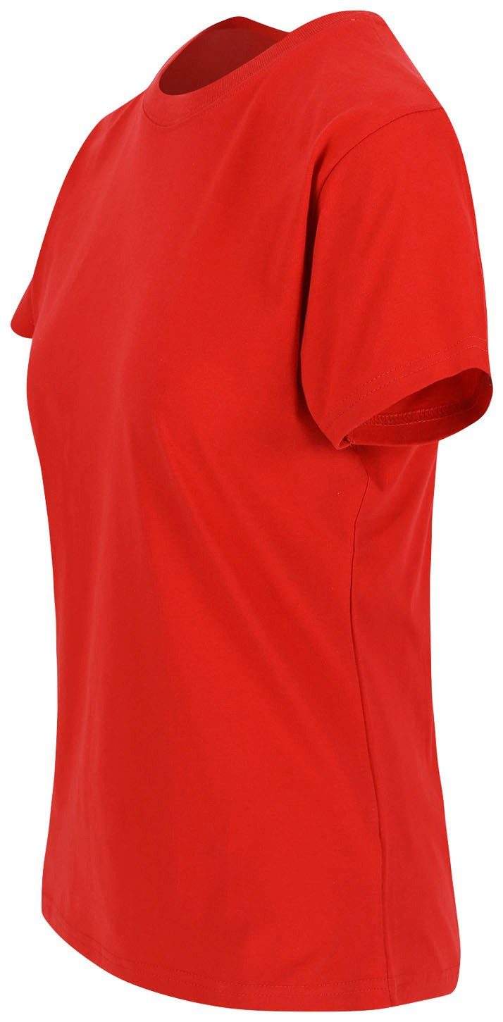 Herock T-Shirt Epona T-Shirt Kurzärmlig Damen Figurbetont, 1 hintere Schlaufe, angenehmes Tragegefühl